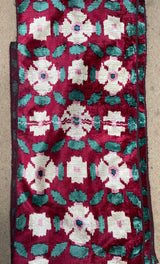 Velvet Ikat Cushion Oxygen | Velvet Ikat Pillow Oxygen