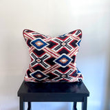 Velvet Ikat Cushion Electron |