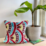 Velvet Ikat Cushion Decadence |