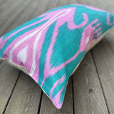 Cotton Ikat Cushion Pastel No.2 | Cotton Ikat Pillow Pastel No.2