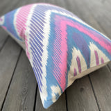 Cotton Ikat Cushion Pastel No.4 | Cotton Ikat Pillow Pastel No.4