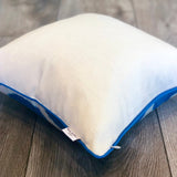 Silk Ikat Cushion Dots With Hidden Zipper