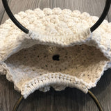 Crochet Bobble Bag Ivory