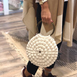 Crochet Bobble Bag Ivory
