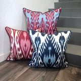 Different colors Silk Ikat Cushion