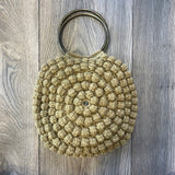 Crochet Bobble Bag Latte