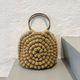 Crochet Bobble Bag Latte