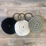 Crochet Bobble Bag Black