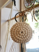 Crochet Bobble Bag Ivory