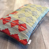 12"x20" Kilim Pillow No.20 | 30x50 cm Kilim Cushion No.20
