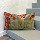 12"x20" Kilim Pillow No.20 | 30x50 cm Kilim Cushion No.20