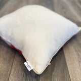 Silk Ikat Cushion Dots Pink with Zipper