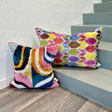 Velvet Ikat Pillow Artzy | with Mila∞Miro other variant cushion