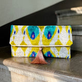 Ikat Clutch Bag Anacapri