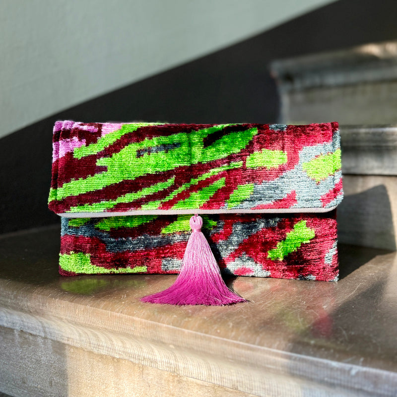 Ikat Clutch Bag Messina