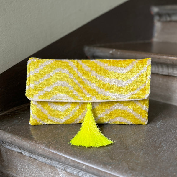 Ikat Clutch Bag Positano