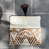 Ikat Clutch Bag Ravello | Beige