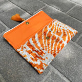 Ikat Clutch Bag Ravello | Orange