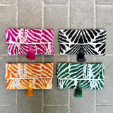 Ikat Clutch Bag Ravello | Pink