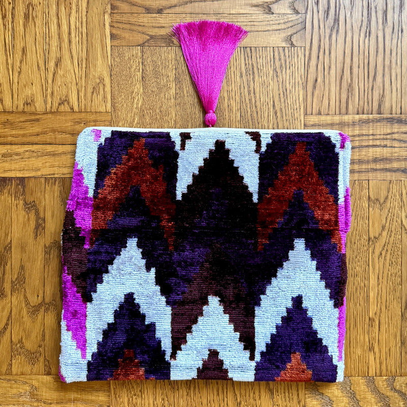 Ikat Clutch Bag Vesuvius