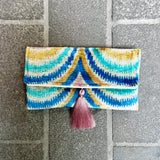 Ikat Clutch Bag Manarola