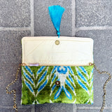 Ikat Clutch Bag Ligure