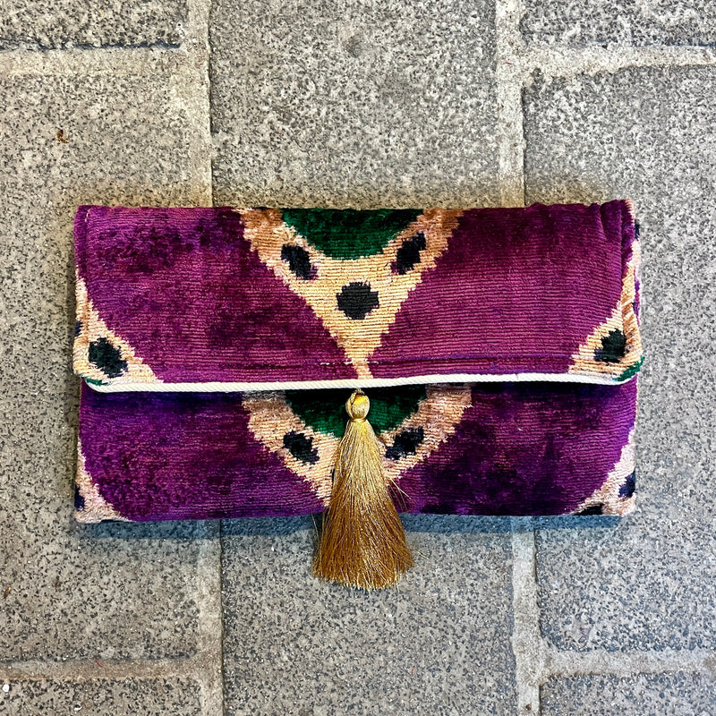 Ikat Clutch Bag Sainte-Maxime