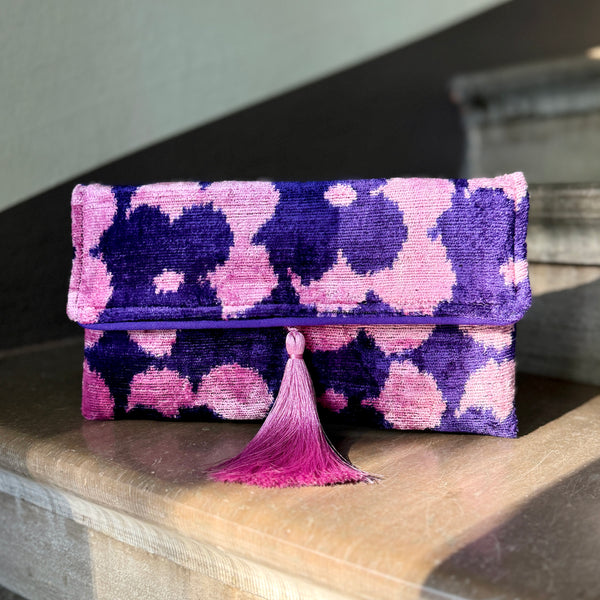 Ikat Clutch Bag Almeria