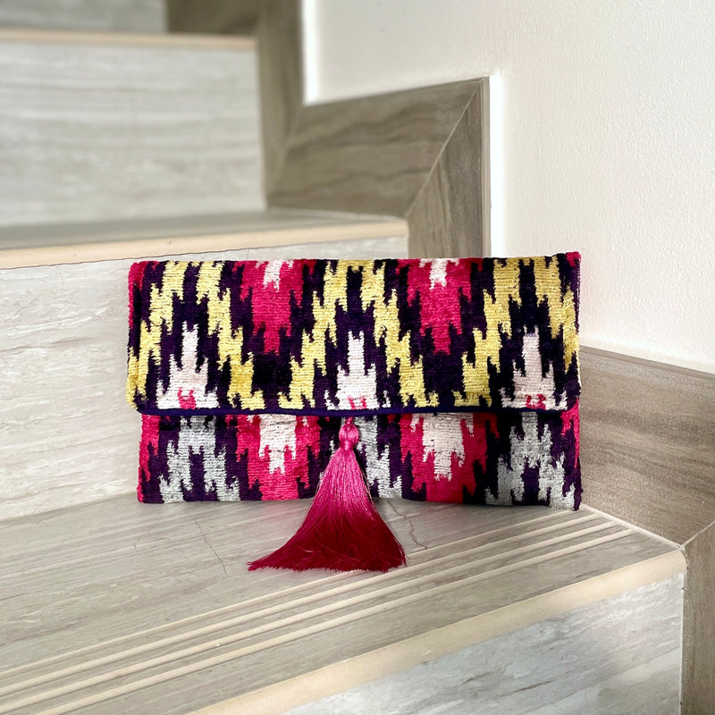 Ikat Clutch Bag Barcelona