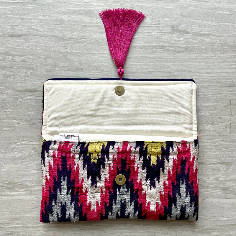 Ikat Clutch Bag Barcelona