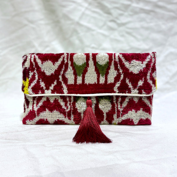 Ikat Clutch Bag Madrid