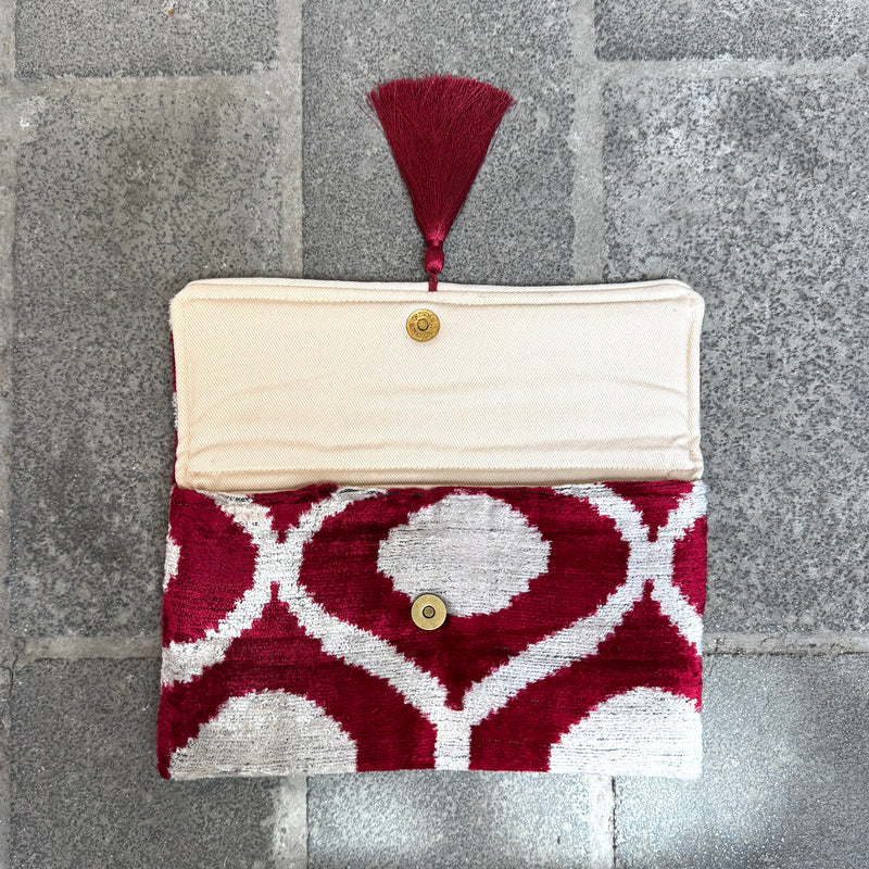 Ikat Clutch Bag Madrid