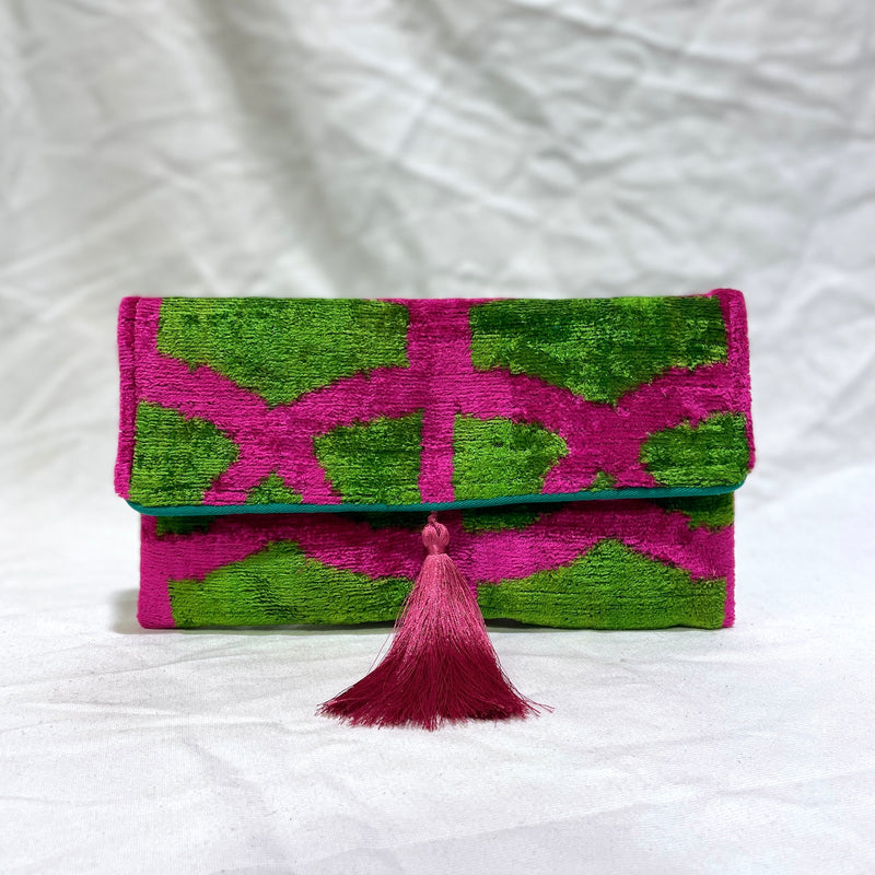 Ikat Clutch Bag Malaga