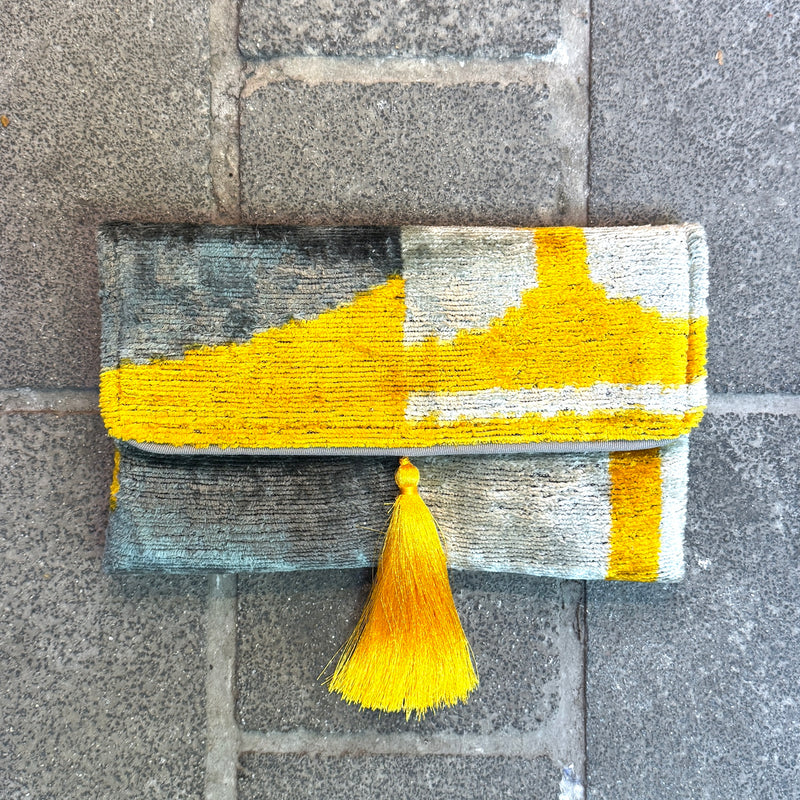 Ikat Clutch Bag Valencia