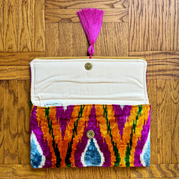 Ikat Clutch Bag Monaco