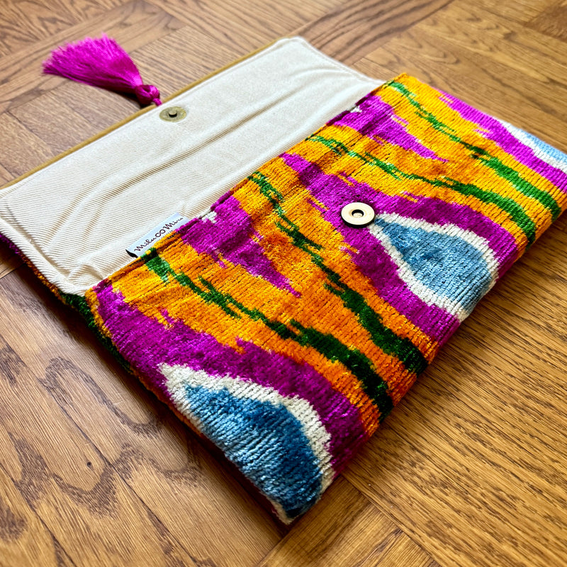 Ikat Clutch Bag Monaco