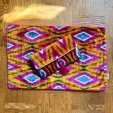 Ikat Clutch Bag Monaco