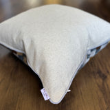 Ogee Brown Velvet Ikat Pillow Cover