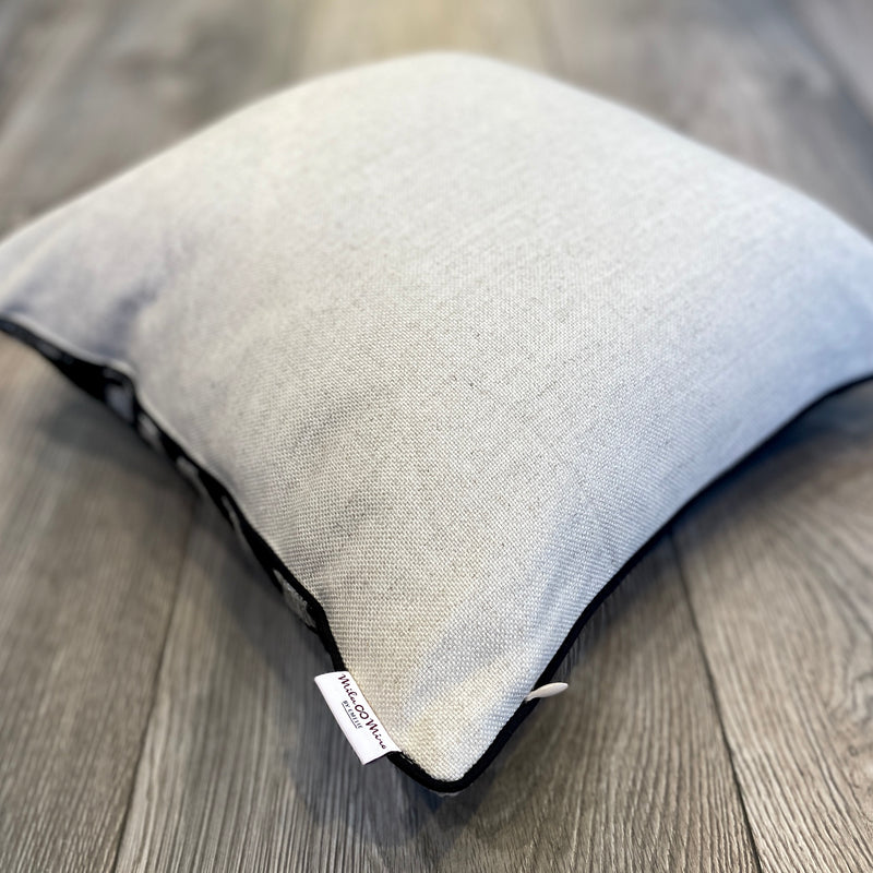 Velvet Ikat Cushion Zebra | Velvet Ikat Pillow Zebra