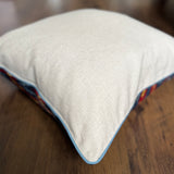 Zigzag Multi Velvet Ikat Pillow Cover