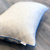 Olive Velvet Ikat Pillow Cover