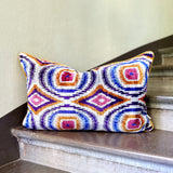 Velvet Ikat Cushion Twister | Velvet Ikat Pillow Twister