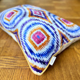 Velvet Ikat Cushion Twister | Velvet Ikat Pillow Twister