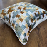 Sand Velvet Ikat Pillow Cover