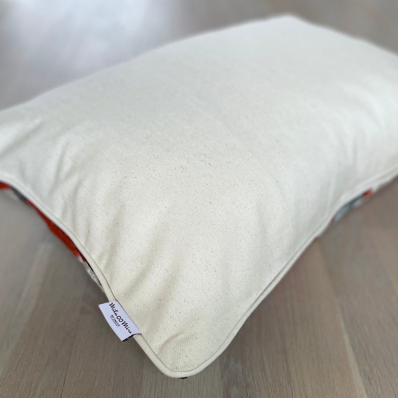 Velvet Ikat Cushion Hermesse | Velvet Ikat Pillow Hermesse