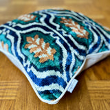 Velvet Ikat Cushion Oats | Velvet Ikat Pillow Oats