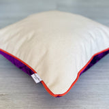 Velvet Ikat Cushion Purple | Velvet Ikat Pillow Purple