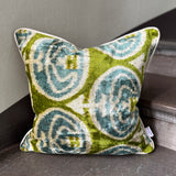 Grove Velvet Ikat Pillow Cover