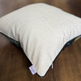 Sunleaf Velvet Ikat Pillow Cover