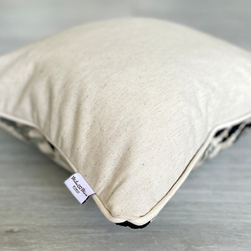 Velvet Ikat Cushion Royal | Velvet Ikat Pillow Royal